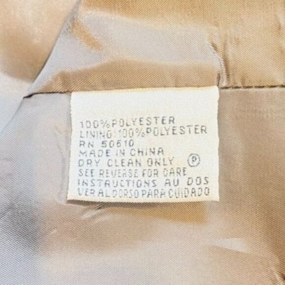 Le Suit Olive & Deep Green Leopard Print Blazer Size 12 Tailored Waist - Picture 8 of 8